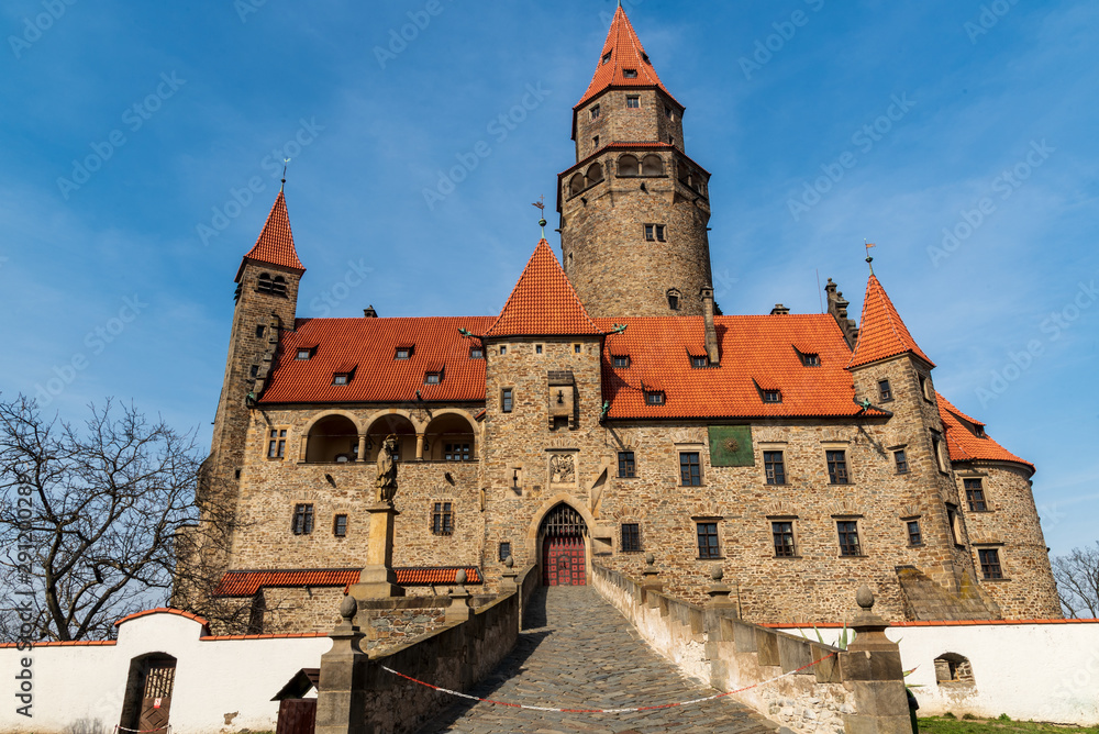 Fototapeta premium Zamek Bouzov w Czechach