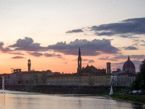 Italia, Firenze,la città al tramonto © gimsan