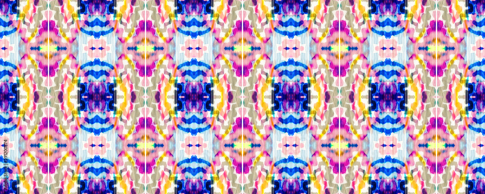 Ikat Seamless Pattern. Ikat Seamless Pattern.