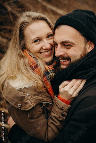 Autumn travel time for lovely cople