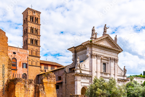 Temple of Venus and Rome at Roman Forum, Rome, Italy