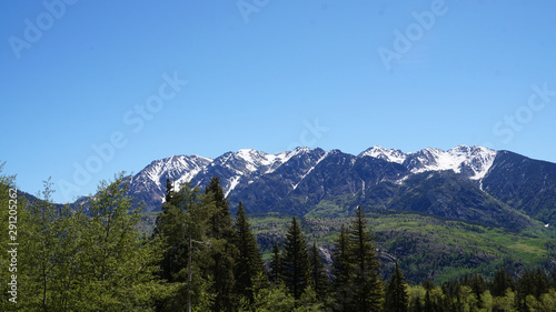 Snow Capped Colorado Mountains