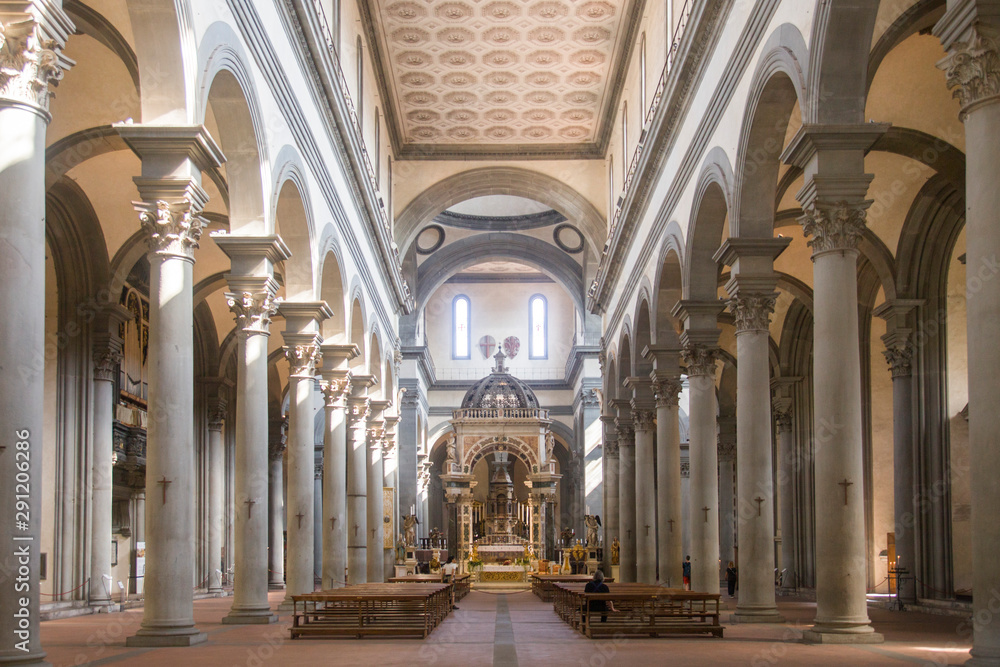 Italia, Firenze, chiesa di Santo Spirito