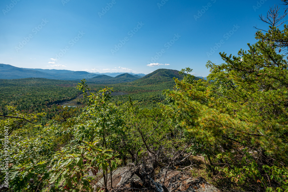 Adirondack mountain range from the summit of Clark Mountain Adirondack mountain range from the summit of Clark Mountain