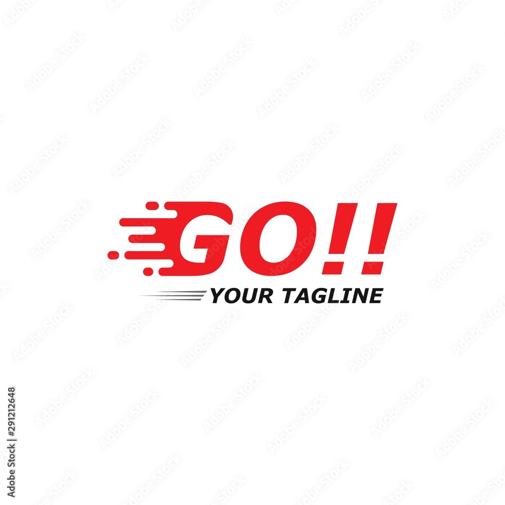 Goo !! speed faster icon illustration concept design Goo !! speed faster icon illustration concept design