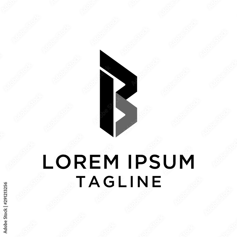 initial letter logo PB, BP, logo template initial letter logo PB, BP, logo template