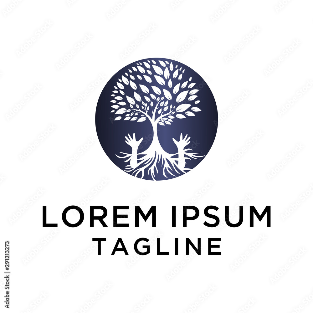 mystical Tree Logo Design Template mystical Tree Logo Design Template