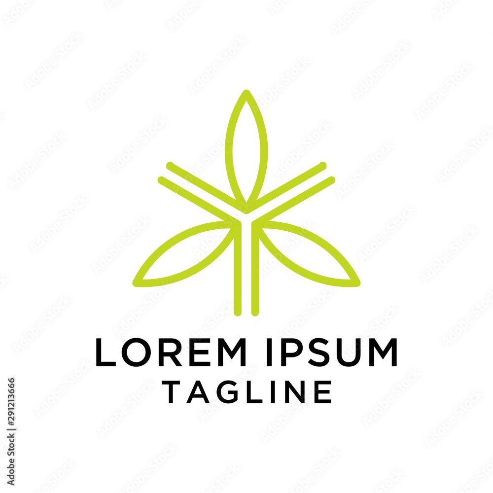 Abstract Flower Logo Design Template Abstract Flower Logo Design Template