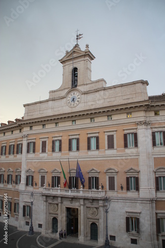 Montecitorio Palace: Chamber of Deputies of the Italian Republic and the Italian Parliament