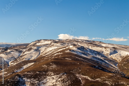 mountains in winter