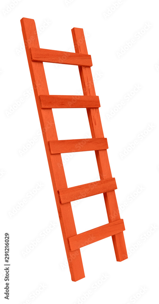 Simple handmade wooden ladder vertical Simple handmade wooden ladder vertical