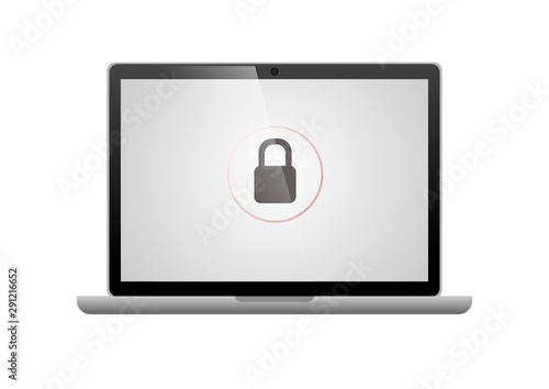 Laptop - Gesichert - Farbschema 01