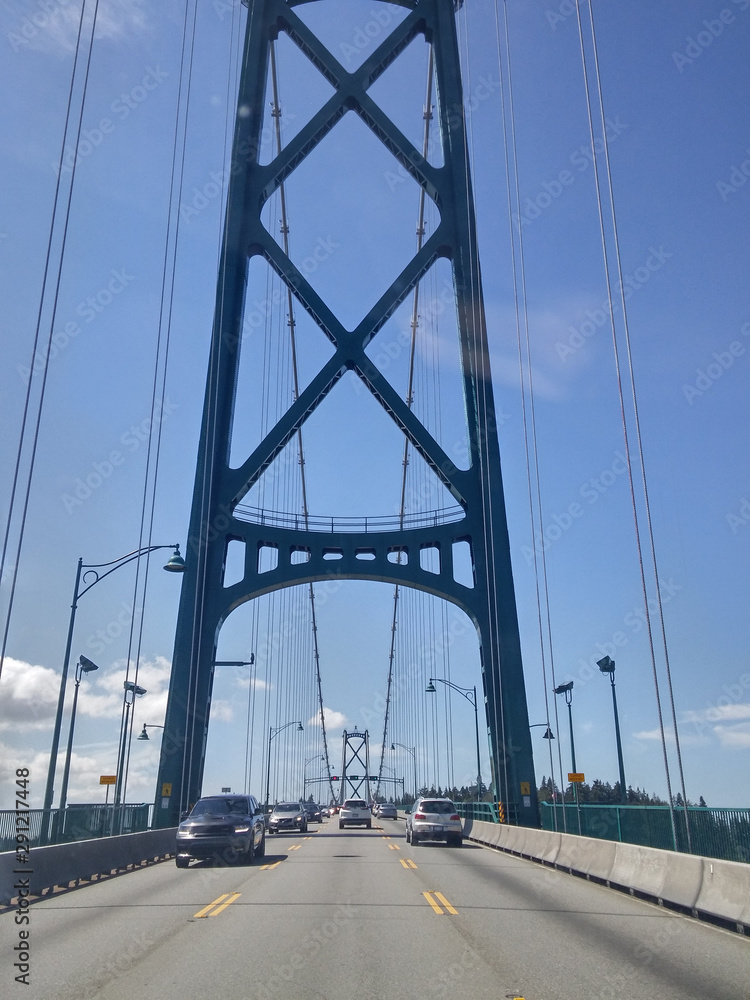 Fototapeta premium bridge over river