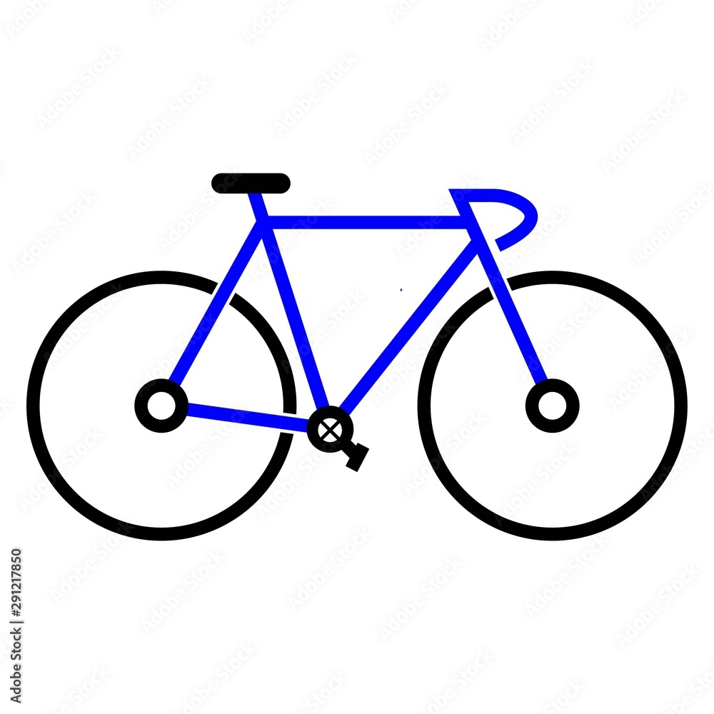 bicycle, bike icon in trendy flat style - Vector bicycle, bike icon in trendy flat style - Vector