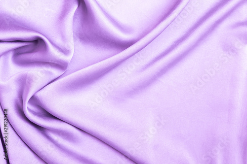 Abstract shiny purple fabric texture background, blank waving shiny purple fabric pattern background