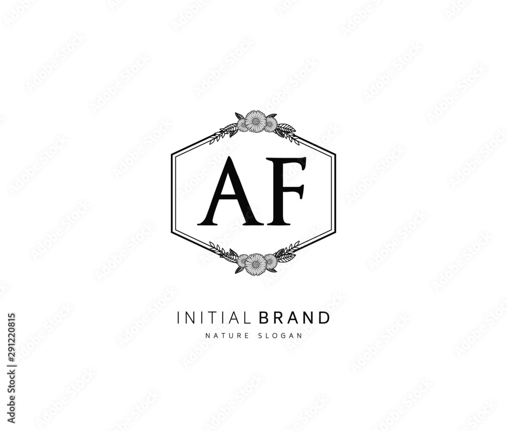 A F AF Beauty vector initial logo, handwriting logo of initial signature, wedding, fashion, jewerly, boutique, floral and botanical with creative template for any company or business. A F AF Beauty vector initial logo, handwriting logo of initial signature, wedding, fashion, jewerly, boutique, floral and botanical with creative template for any company or business.