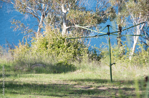 Spinning clothes line in Australia