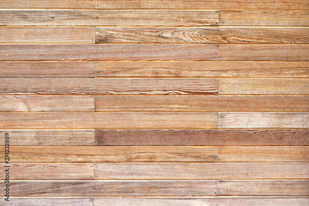 Naklejka premium old natural wooden wall plank texture background