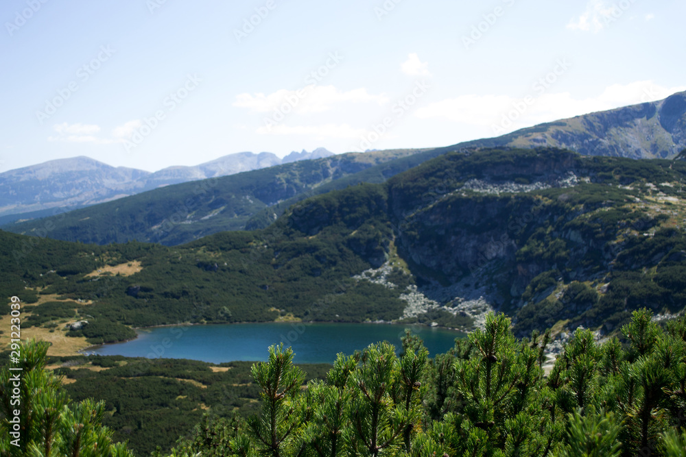 Green and Blue, Combination, Nature, Landscape, Lakes, Rila Mountain