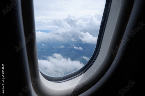 航空機機内キャビンの風景景色