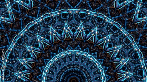 Abstract background of geometric triangular shapes. Unusual seamless background for posters, vj, covers, banners. Beautiful looped background.