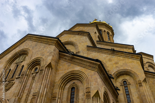 Sameba cathedral in Tbilisi, Georgia photo