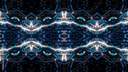 Abstract background of geometric triangular shapes. Unusual seamless background for posters, vj, covers, banners. Beautiful looped background.