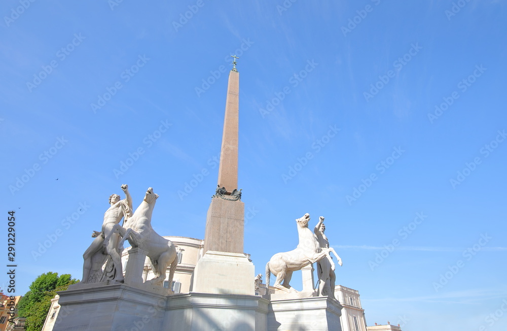 Fototapeta premium Piazza del Quirinale square Rome Italy