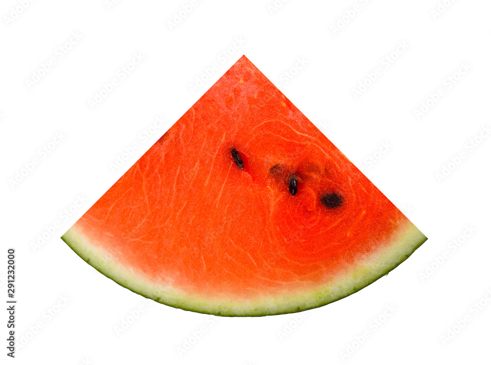 watermelon slice on white background watermelon slice on white background