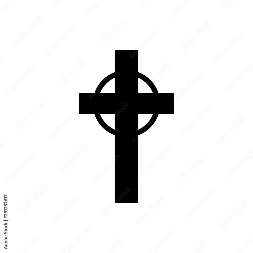 cross catholic religious isolated icon cross catholic religious isolated icon