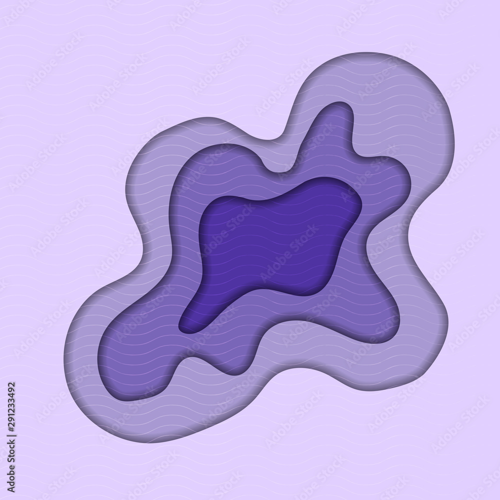 Created purple paper cut abstract background Created purple paper cut abstract background
