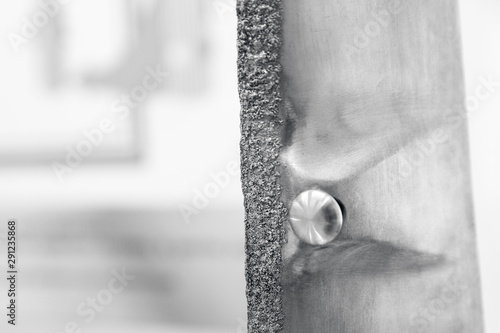 Bild auf Leinwand Turbine blade is susceptible to corrosion