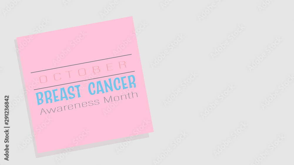 Breast cancer awareness Pink ribbon background.October is Cancer Awareness Month.Vector healthcare Illustration. Breast cancer awareness Pink ribbon background.October is Cancer Awareness Month.Vector healthcare Illustration.