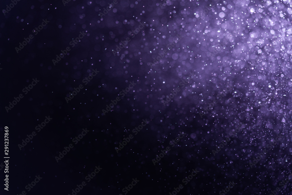 Fototapeta premium Abstract Purple bokeh defocus glitter blur background.