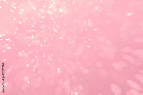 Abstract Pink bokeh defocus glitter blur background. © zodar
