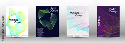 Cover design template set 