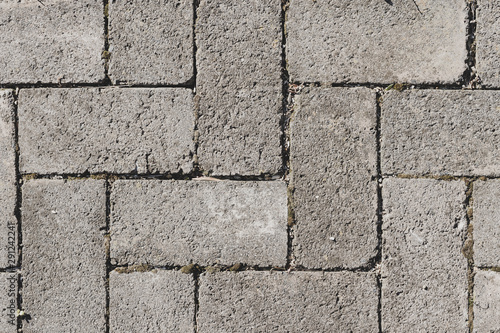 concrete tiles paved mosaic surface background shot
