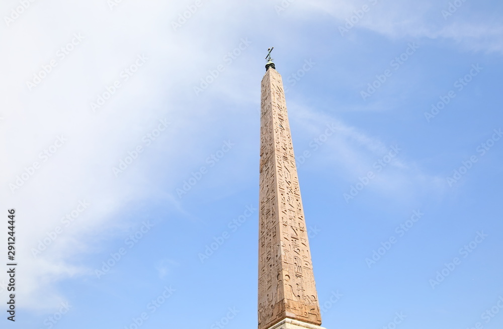 Obelisk Piazza del Popolo square Rome Italy