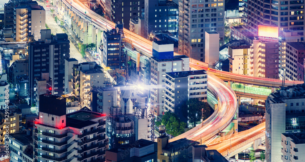 Obraz premium 都市 夜景 景観