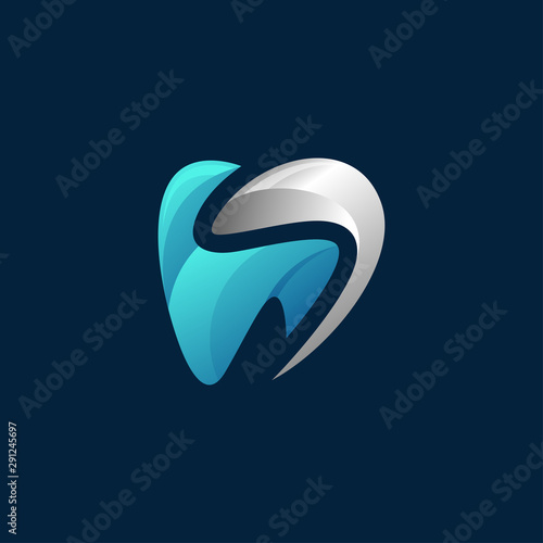 Dental logotype vector design template