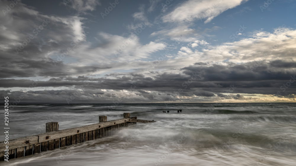 Blowing down the pier