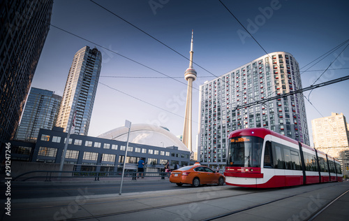 Photography Streetcar in Toronto, Ontario, Canada