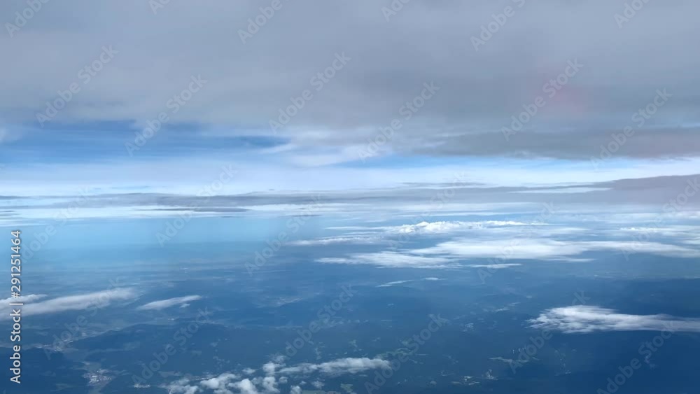 atmospheric blue sky with white clouds atmospheric blue sky with white clouds