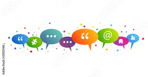 icona, conversazione, nuvolette, fumetto, parlare