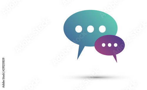 icona, conversazione, nuvolette, fumetto, parlare