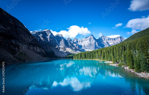 Beautiful Moraine lake in Banff national park  Alberta  Canada