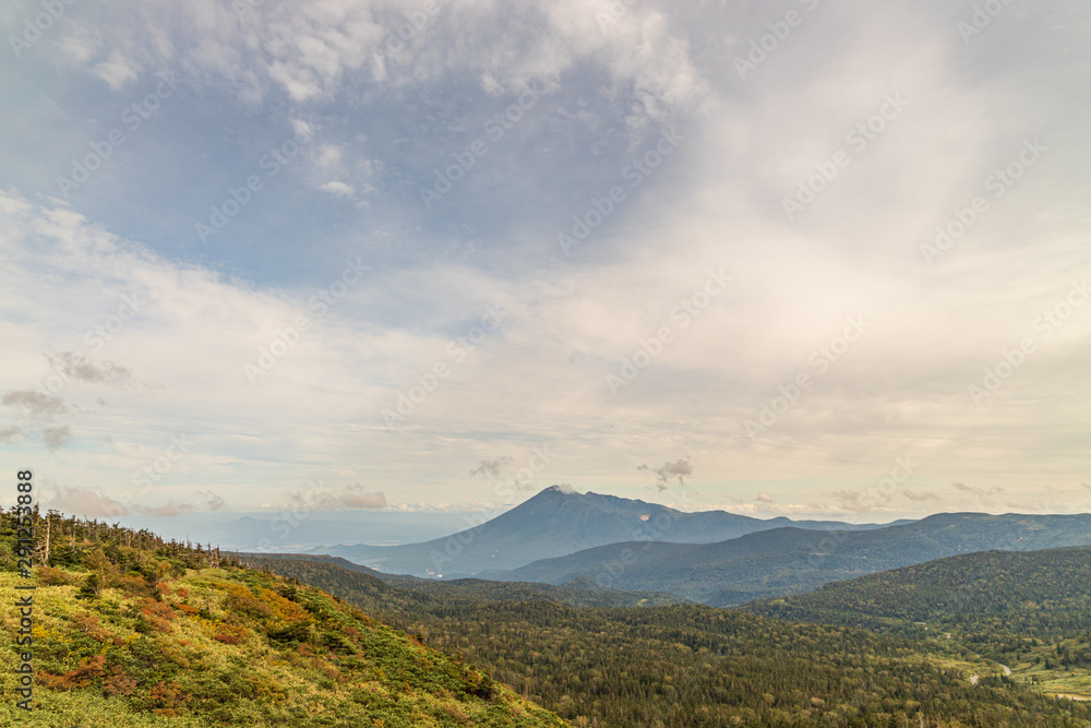 Towada Hachimantai National Park in early autumn