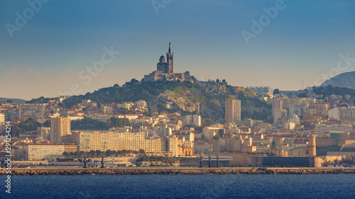 Marseille panorama with the...