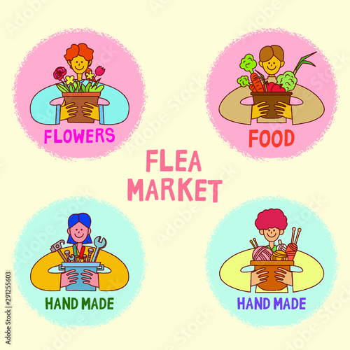fleamarket seller