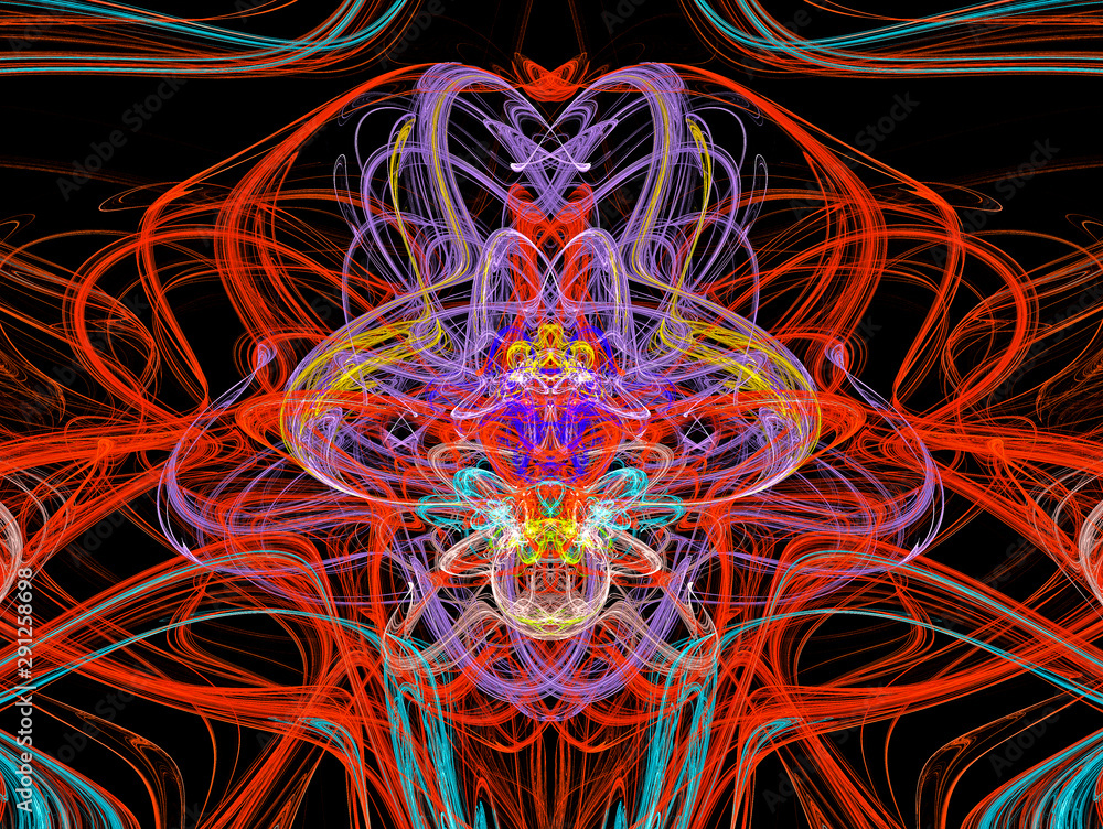 Alien. UFO. Creature from another dimension. Computer Generated Art. Abstract Graphic Design. Magic energy multicolored fractal. 3D rendering. Alien. UFO. Creature from another dimension. Computer Generated Art. Abstract Graphic Design. Magic energy multicolored fractal. 3D rendering.